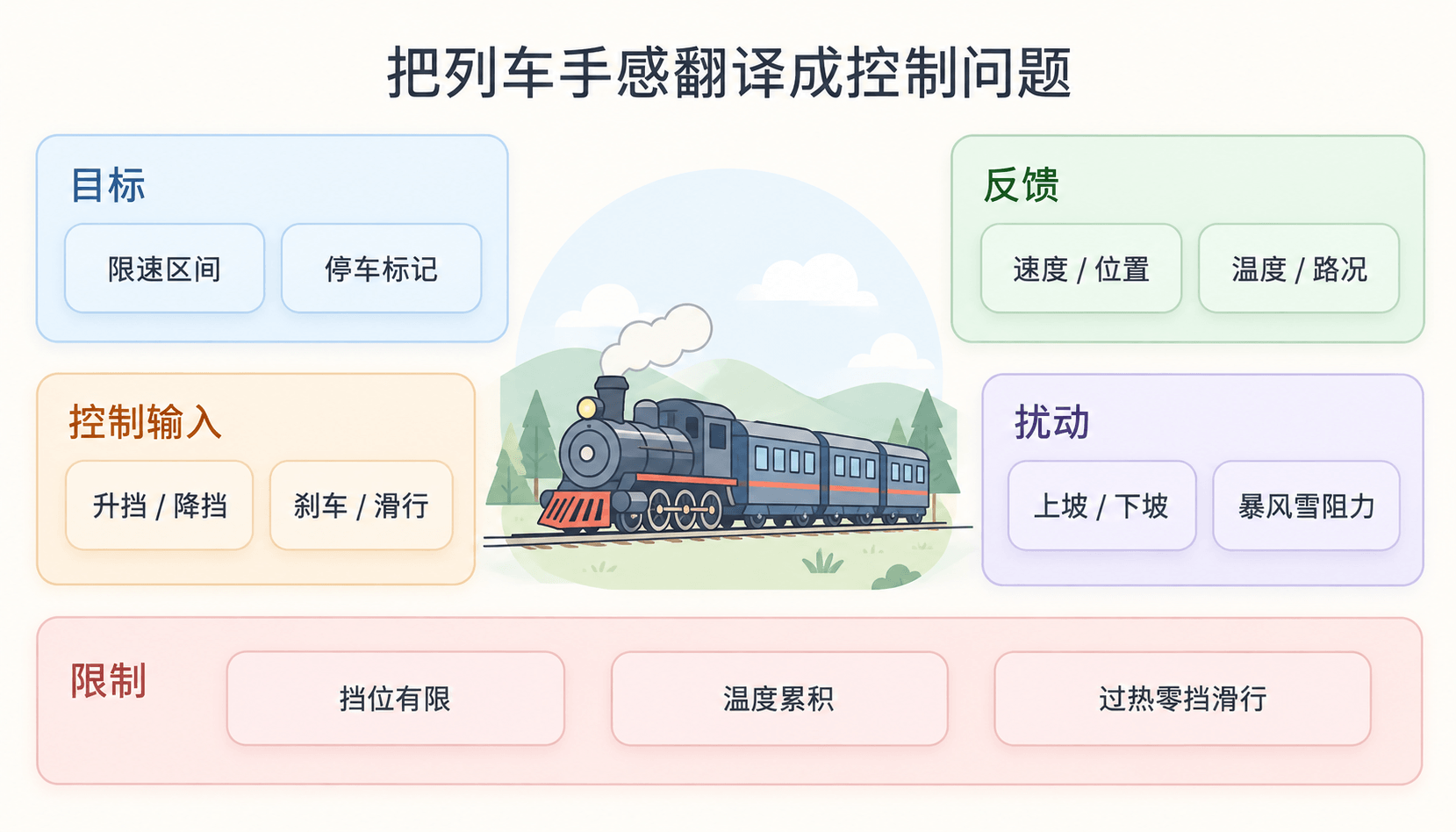 原神列车玩法里的控制对象、反馈和扰动